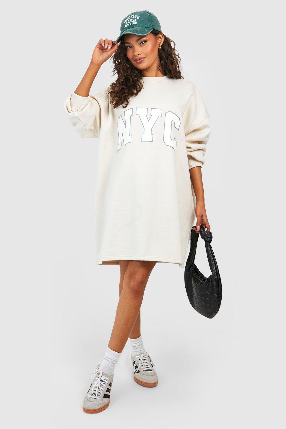 Boohoo sweat outlet dress