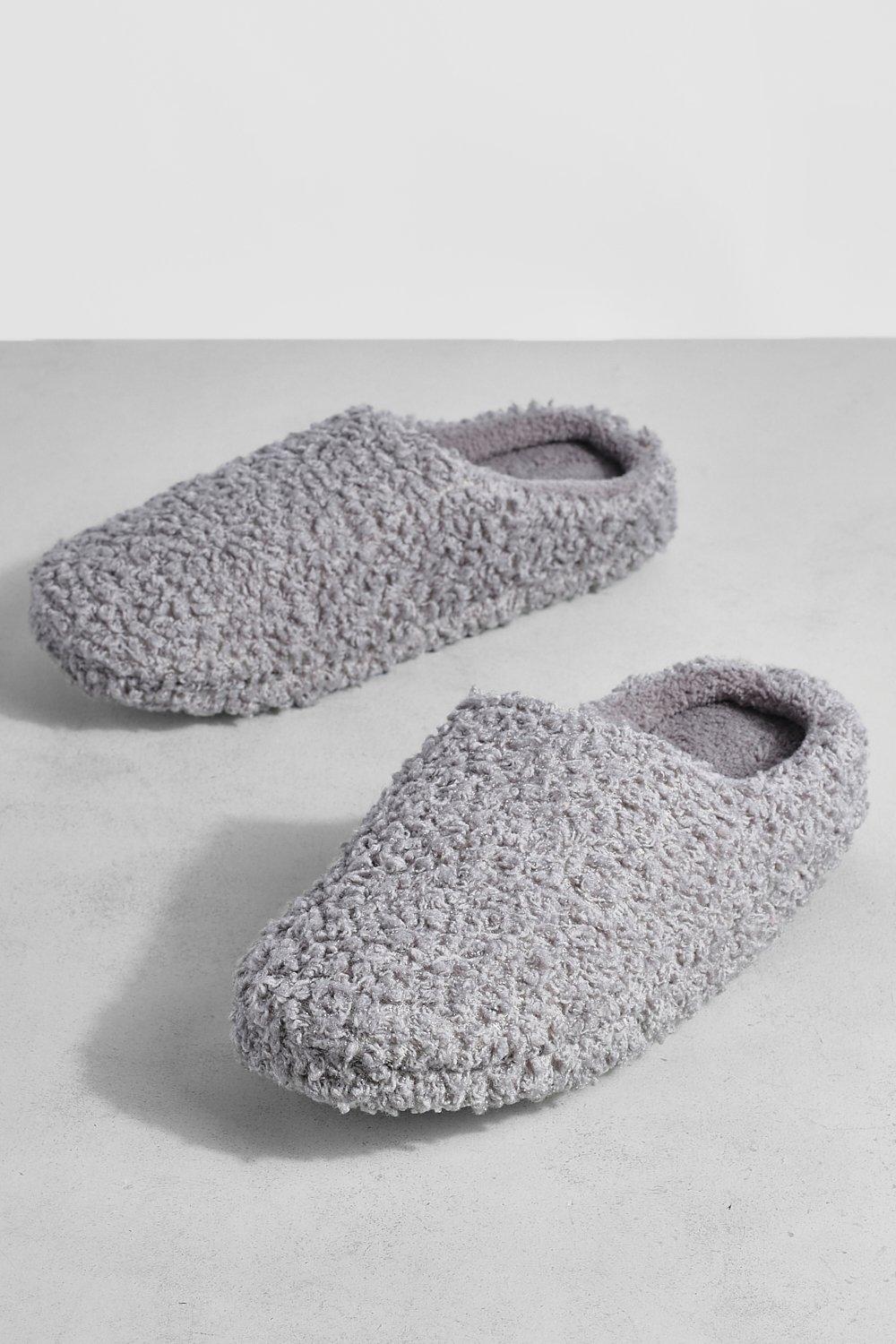 Borg Mule Slipper boohoo