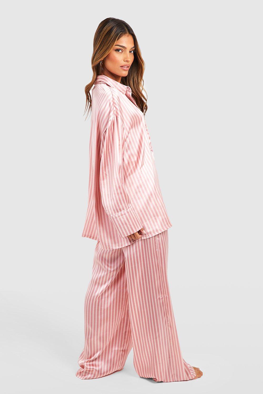 Pajama Set in Pink Stripe – HOMMEGIRLS