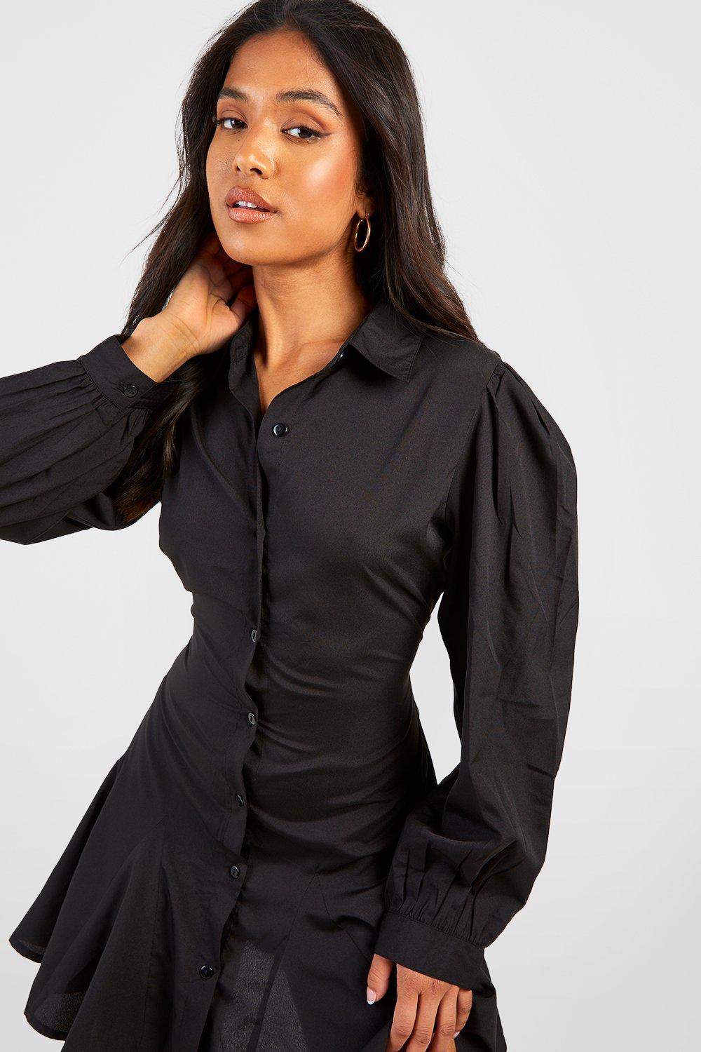 Boohoo petite clearance shirt dress