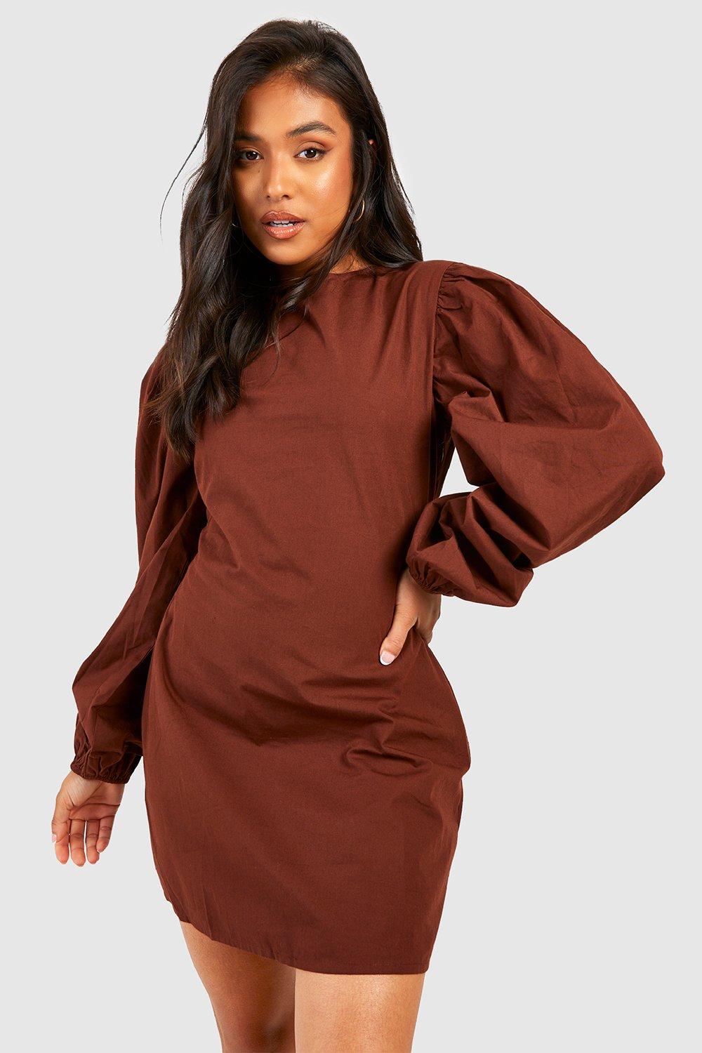 Long sleeve clearance backless cocktail dress