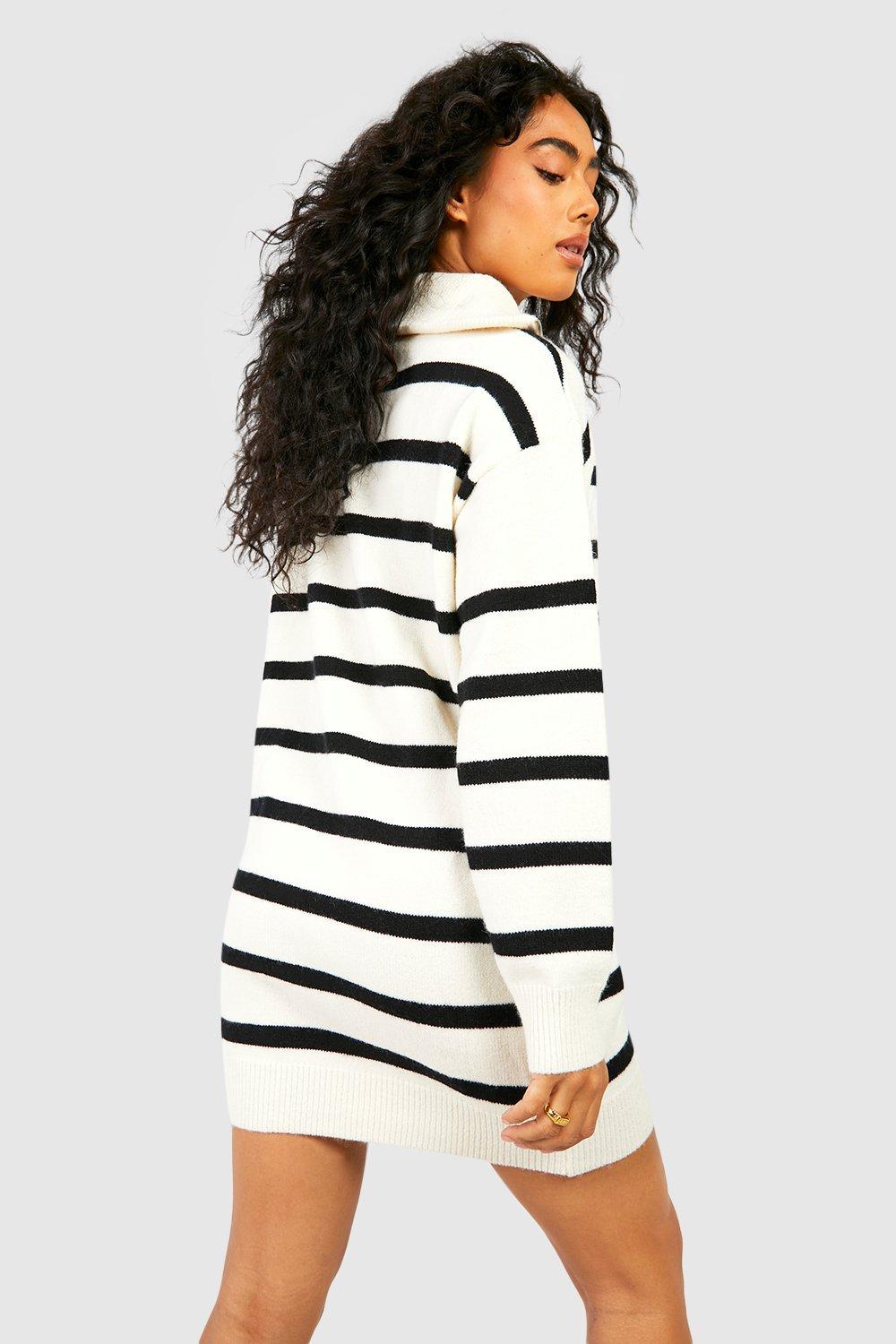 Stripe sales jumper dress