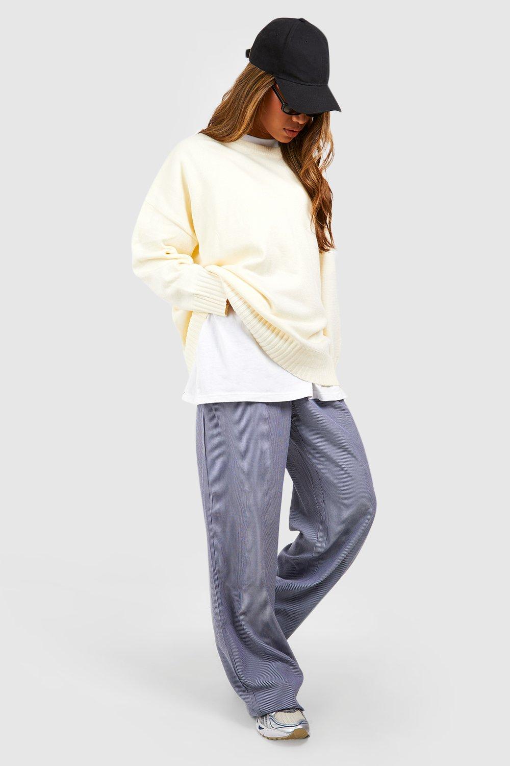 Ivory oversized sweater deals
