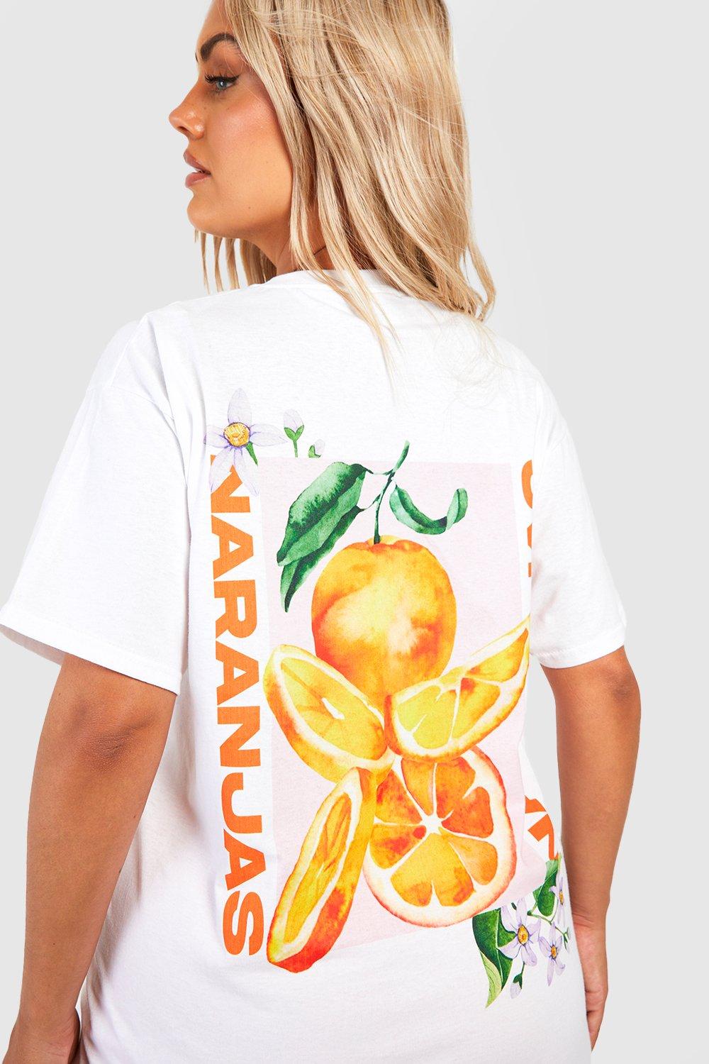 Tangerine Print T-Shirt - Women - Ready-to-Wear