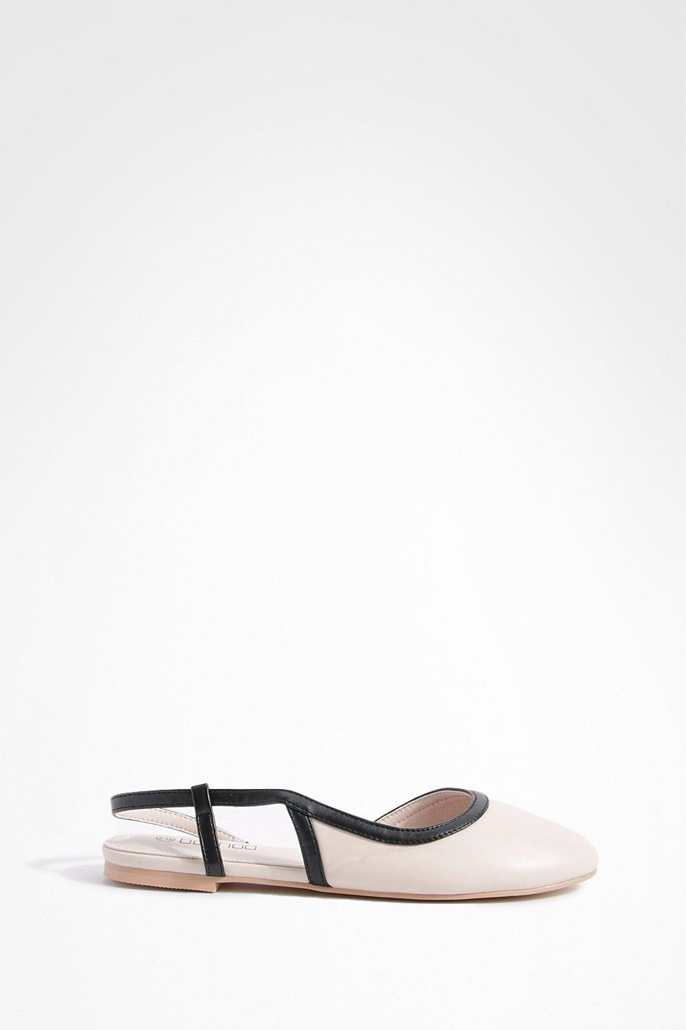 Sling back hot sale ballet flats