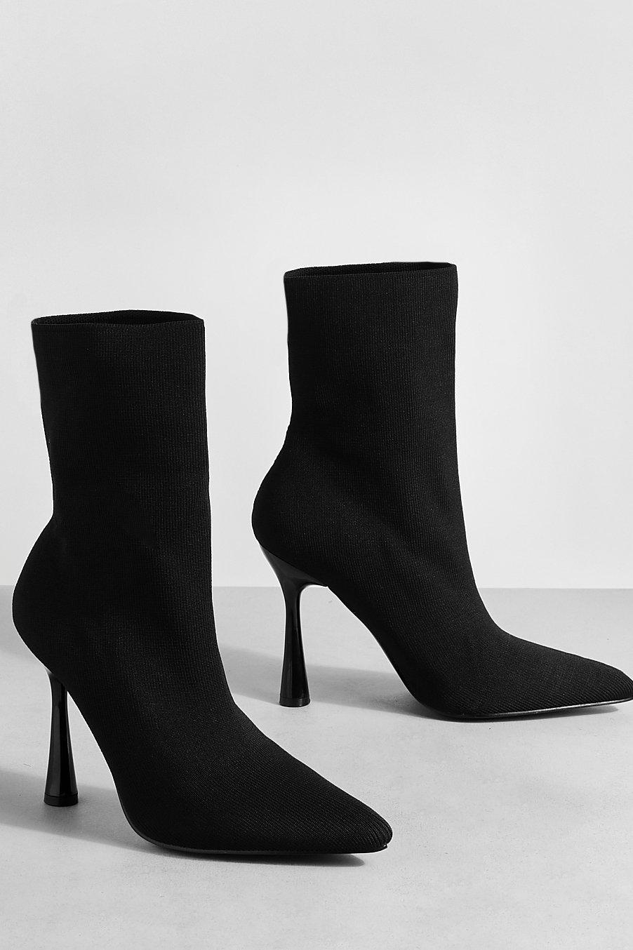 Zara black hotsell sock boots