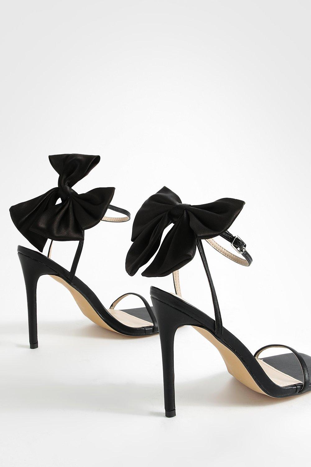 Stiletto heels sale with bows