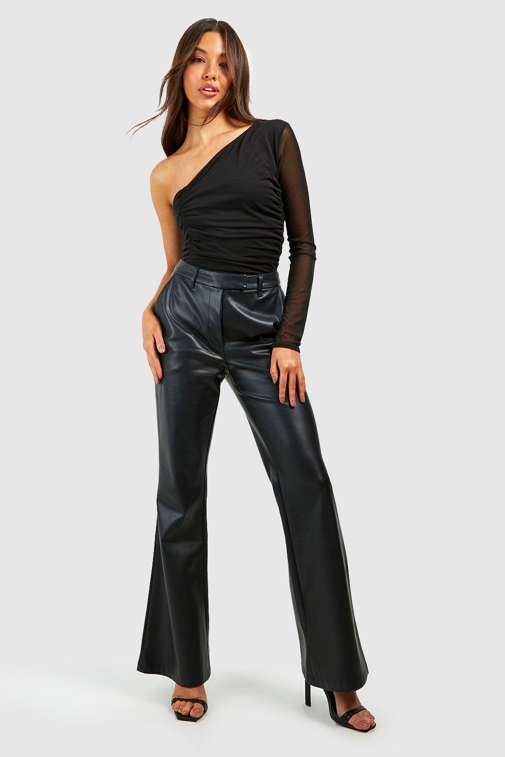Mesh One Shoulder Bodysuit | boohoo