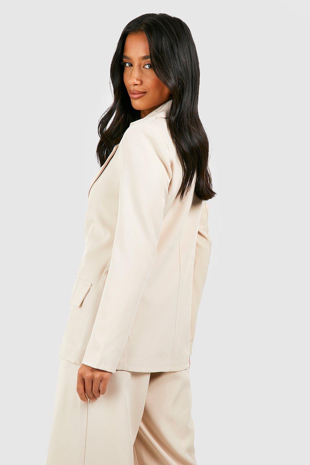 Petite Tailored Pocket Detail Blazer