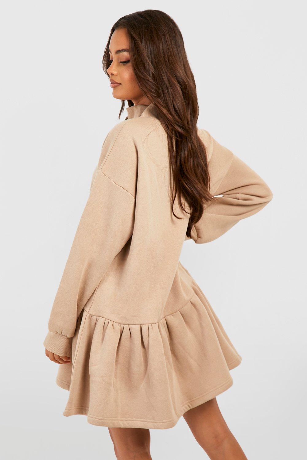 Ruffle hem hotsell sweater dress