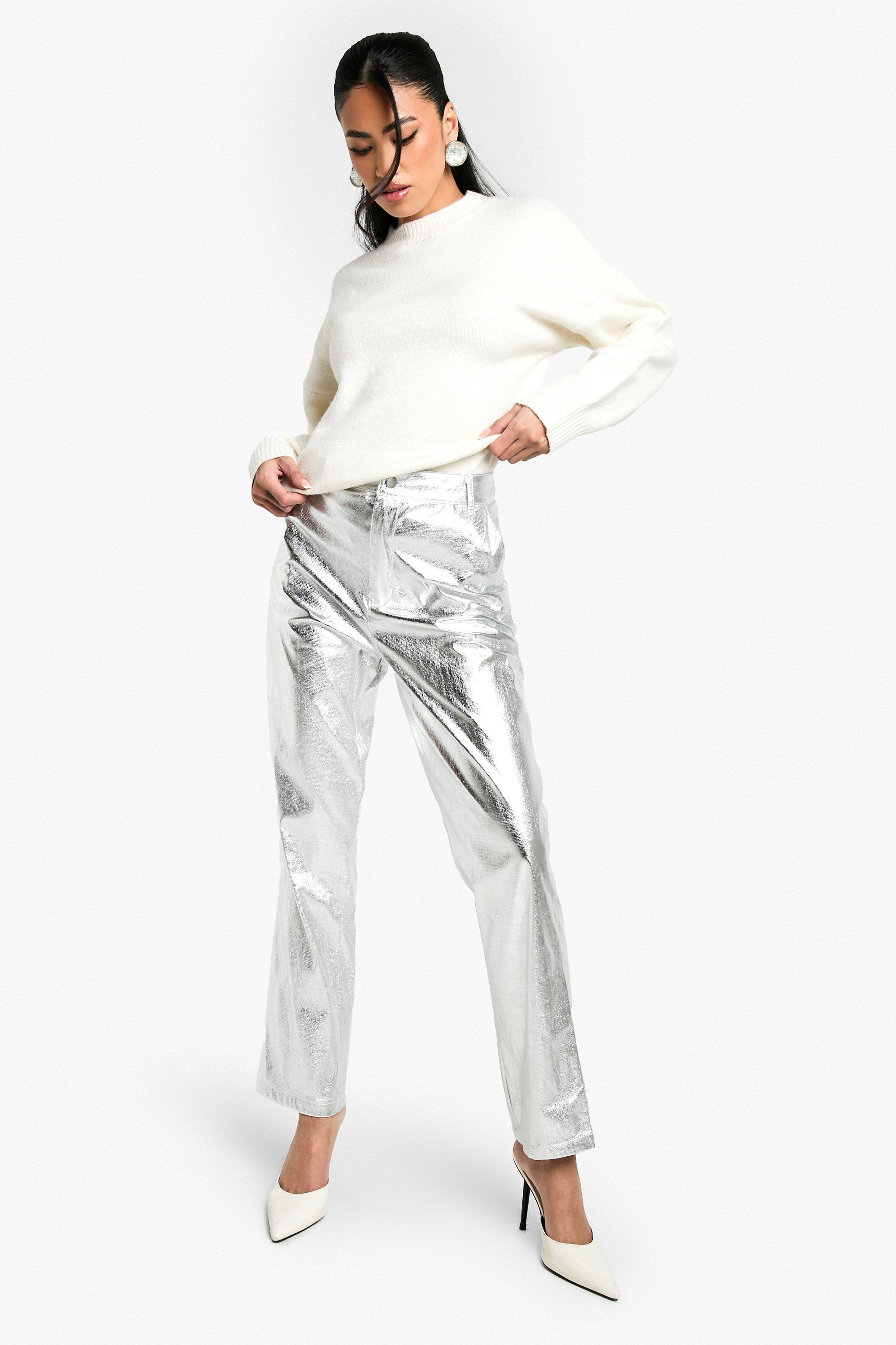 Boohoo hot sale white jeans