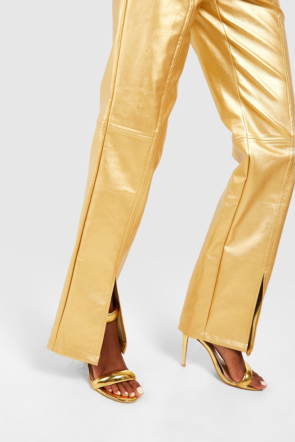 Matte brand leather on sale pants