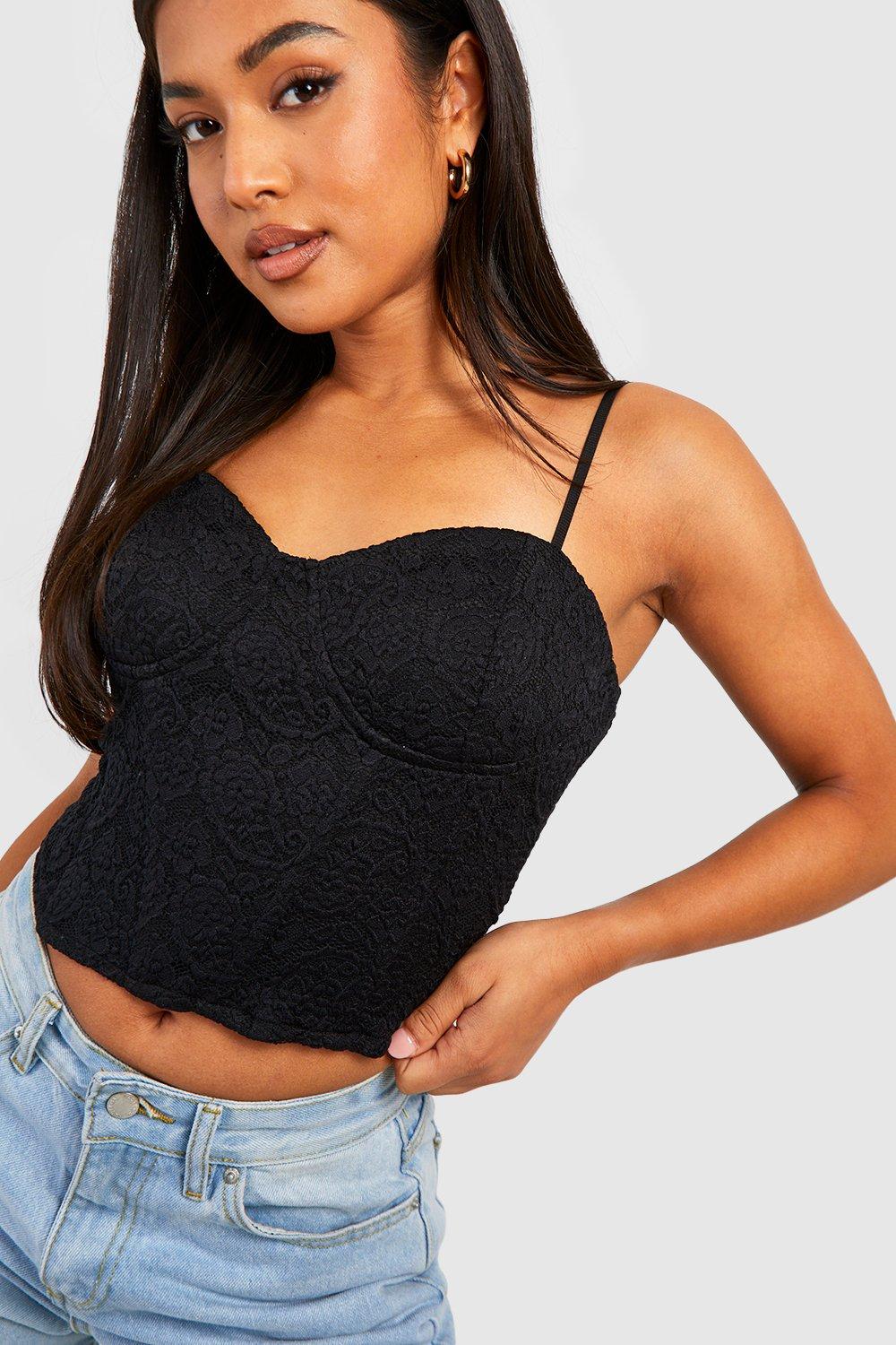 Boohoo bustier outlet