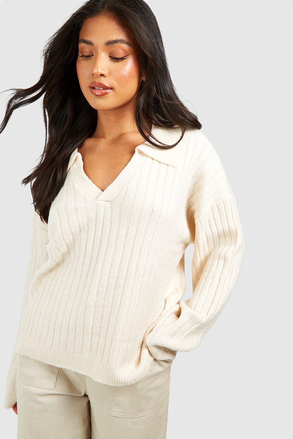 Boohoo cream outlet jumper