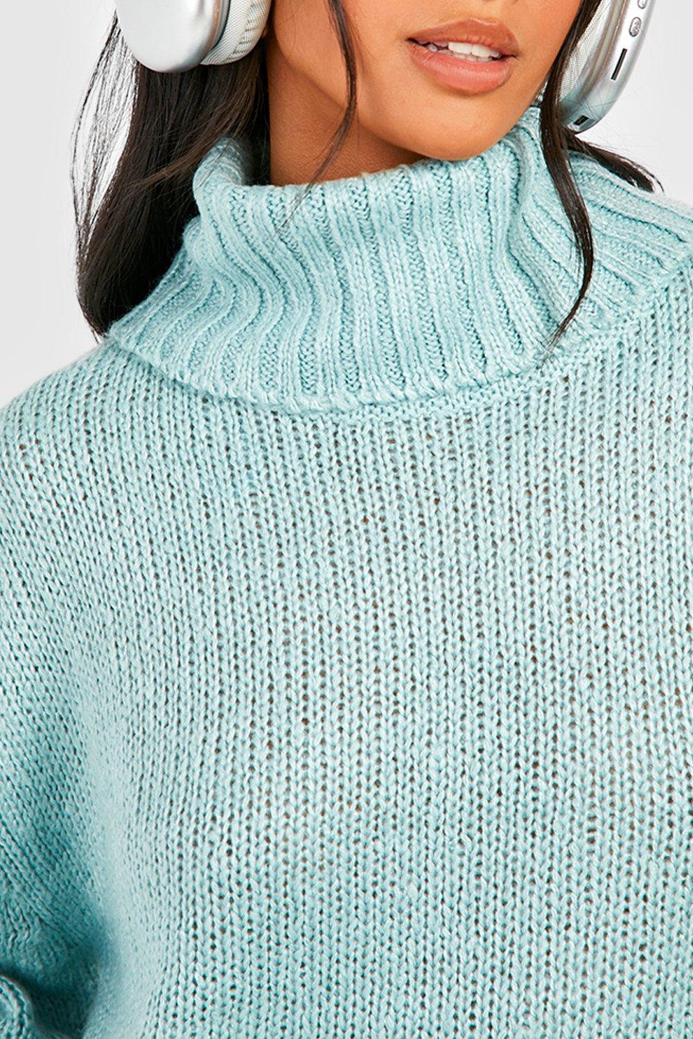 Petite green clearance sweater