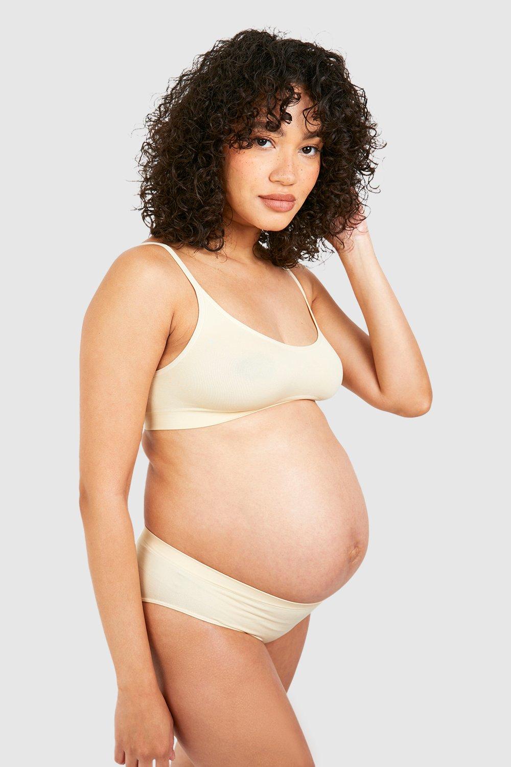 Maternity Seamless Bump Support Brief & Thong 2 Pack