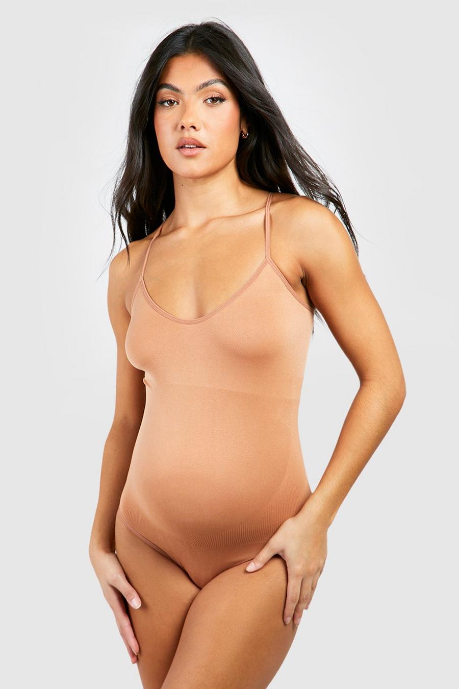 Buy Boohoo Maternity Seamless Bra And Bump Support Brief Set In