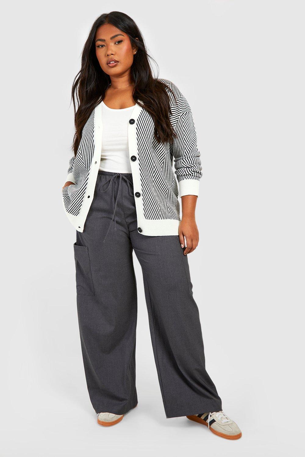 Womens black oversized cardigan sales