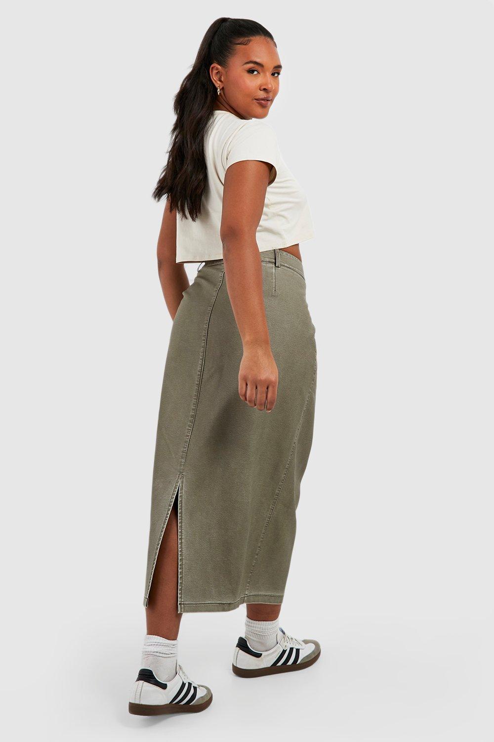 Vintage a line outlet midi skirt