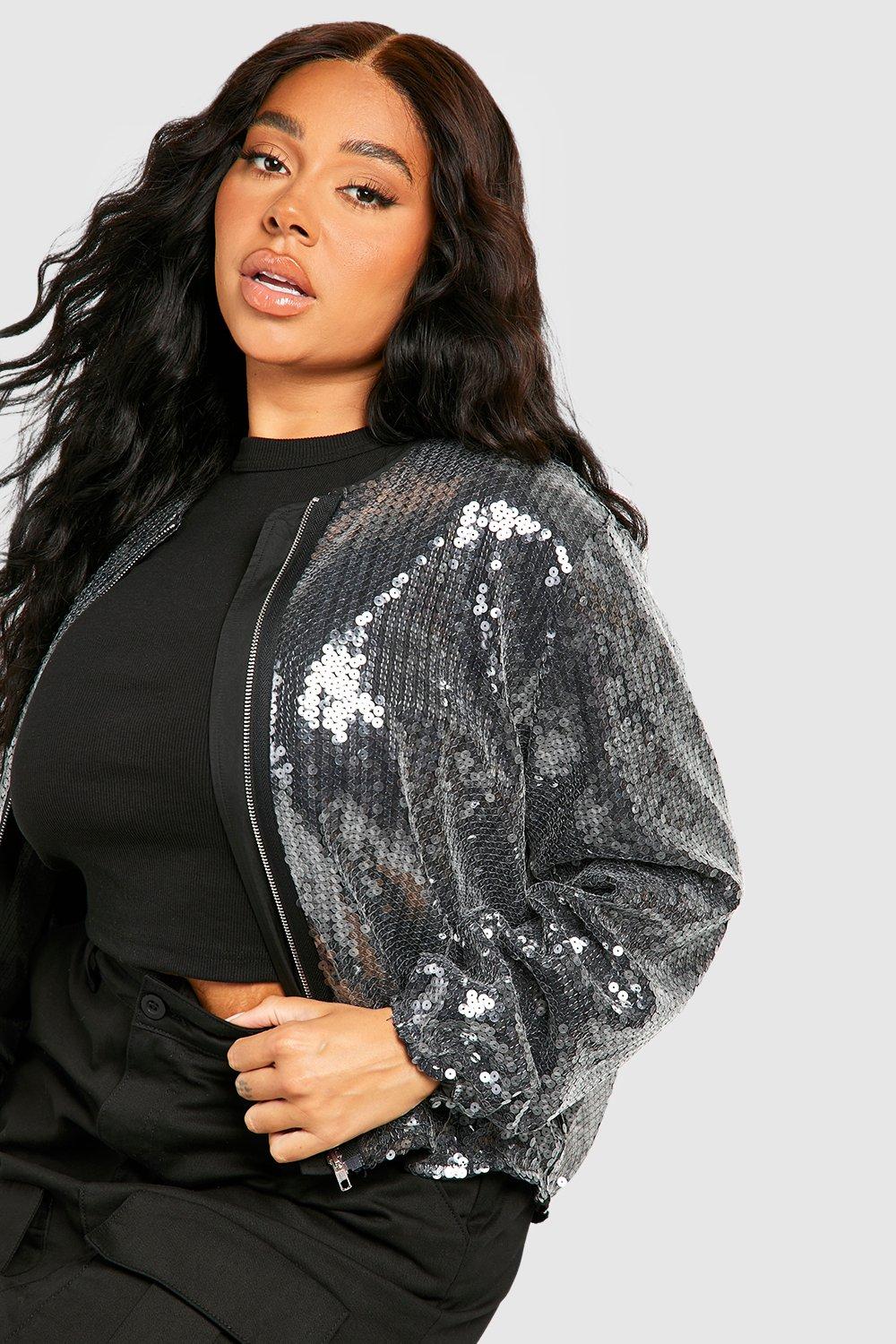 Boohoo sequin jacket best sale