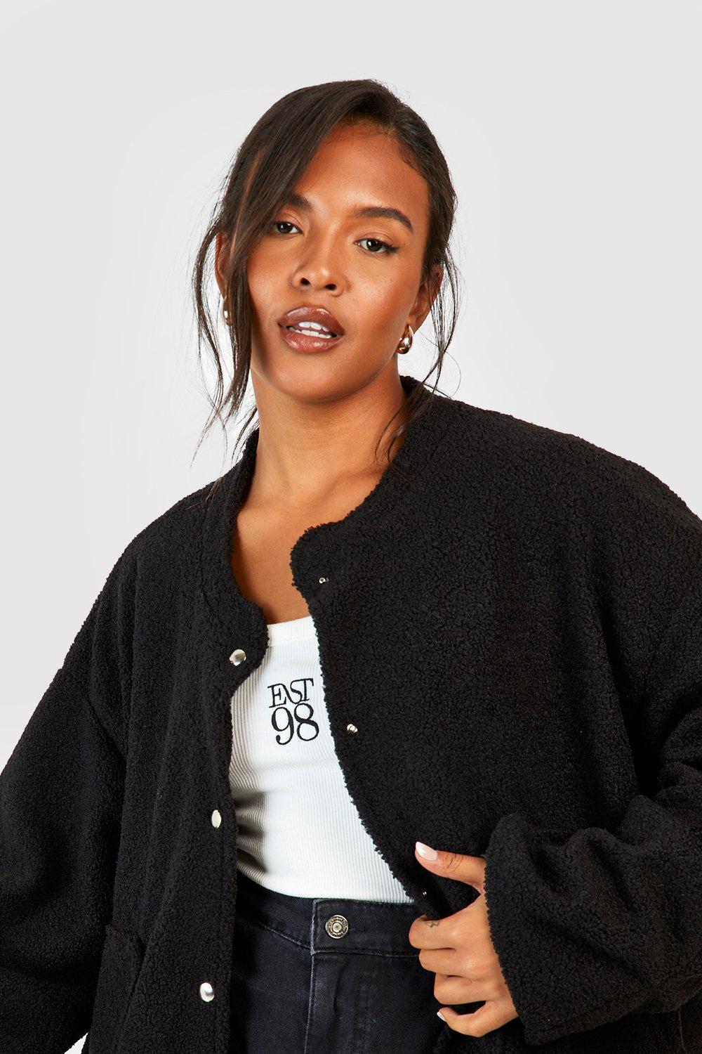 Boucle discount bomber jacket