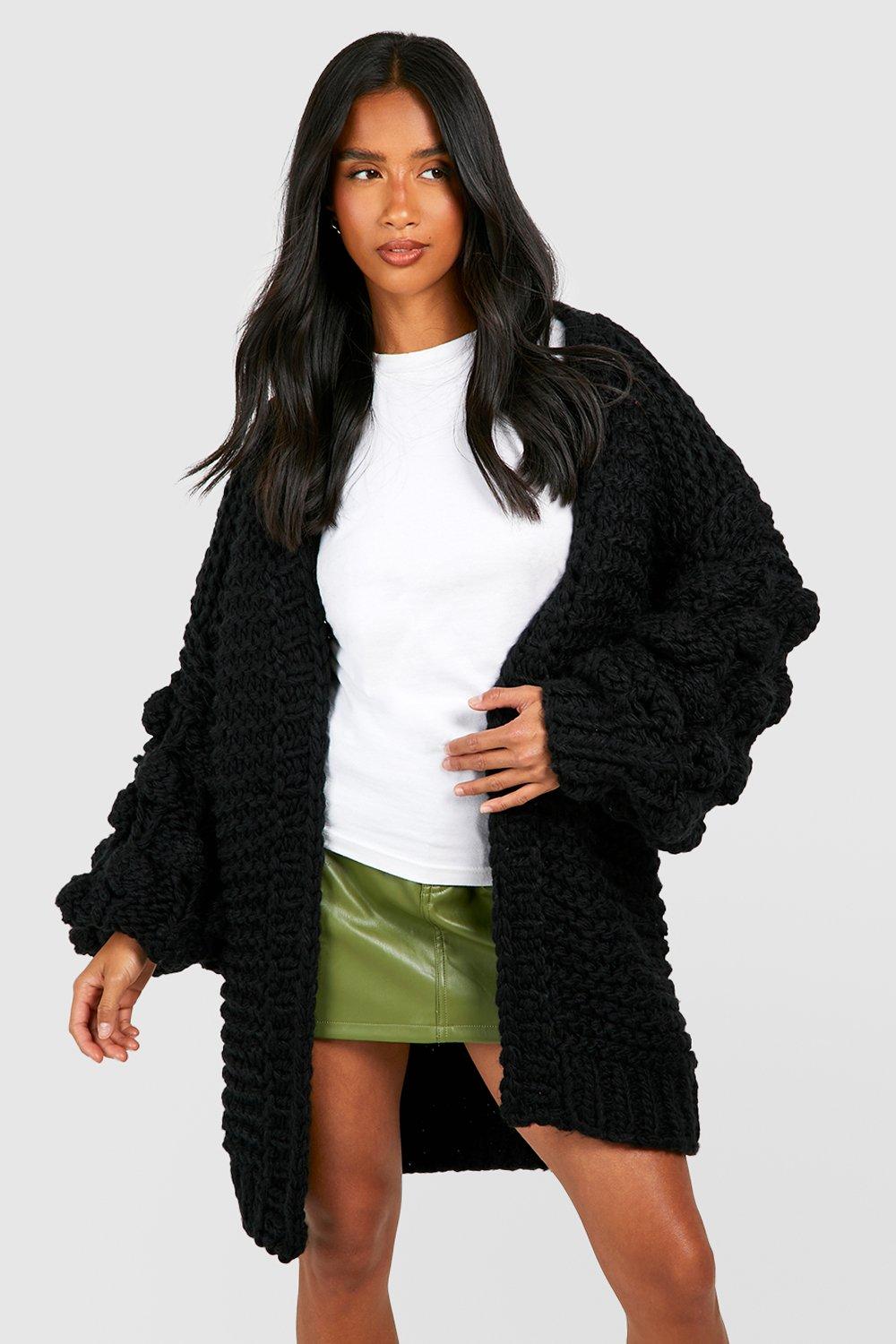 Boohoo chunky knit outlet cardigan