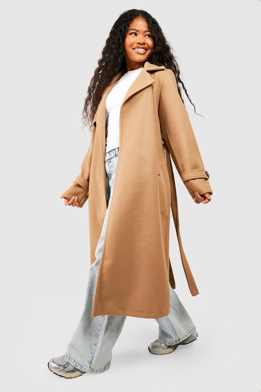 Petite long outlet camel coat