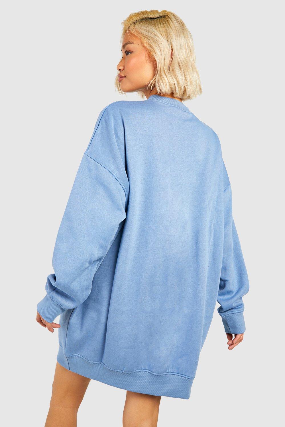 Robe sweat asym trique