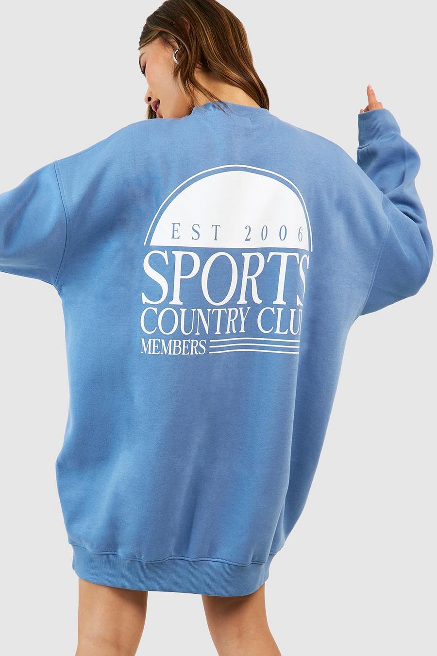 Oversize Sports Club Sweatshirt-Kleid image number 1