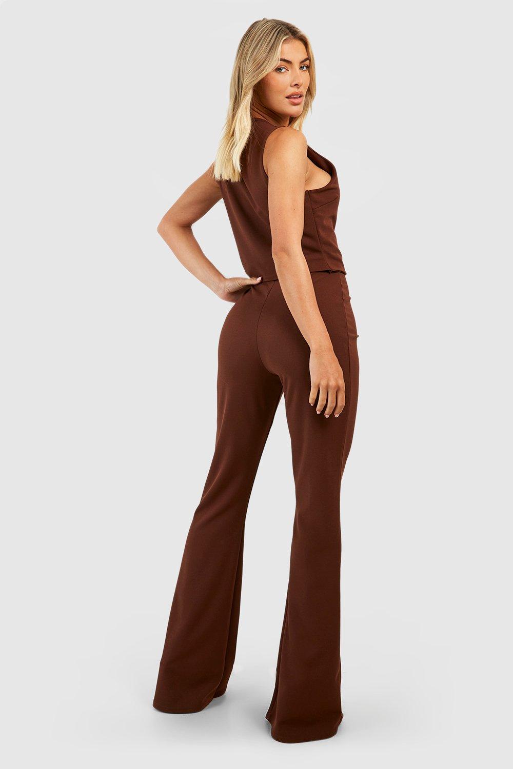 Fit and 2024 flare trousers