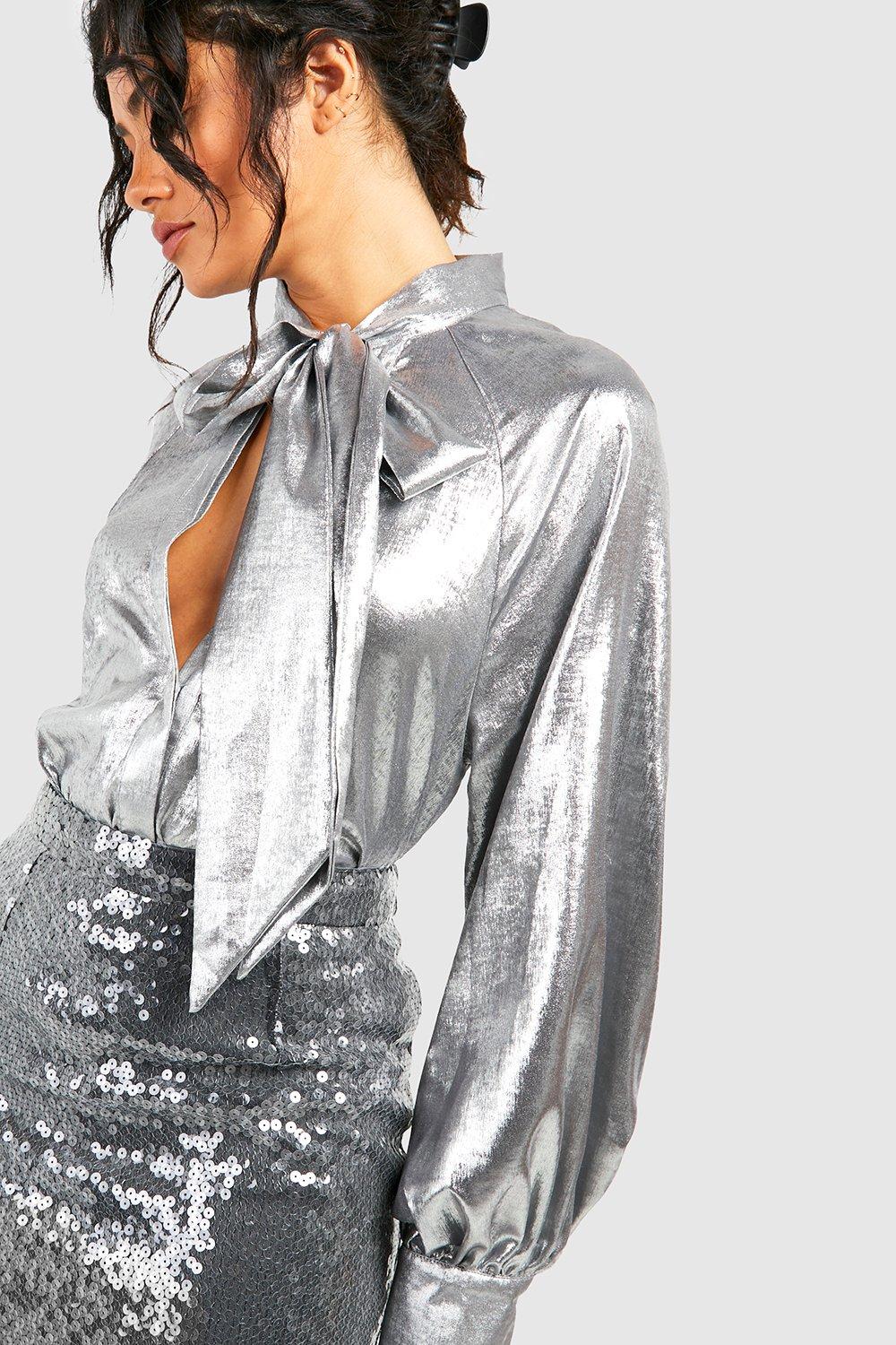 Blouse noeud lavallière outlet