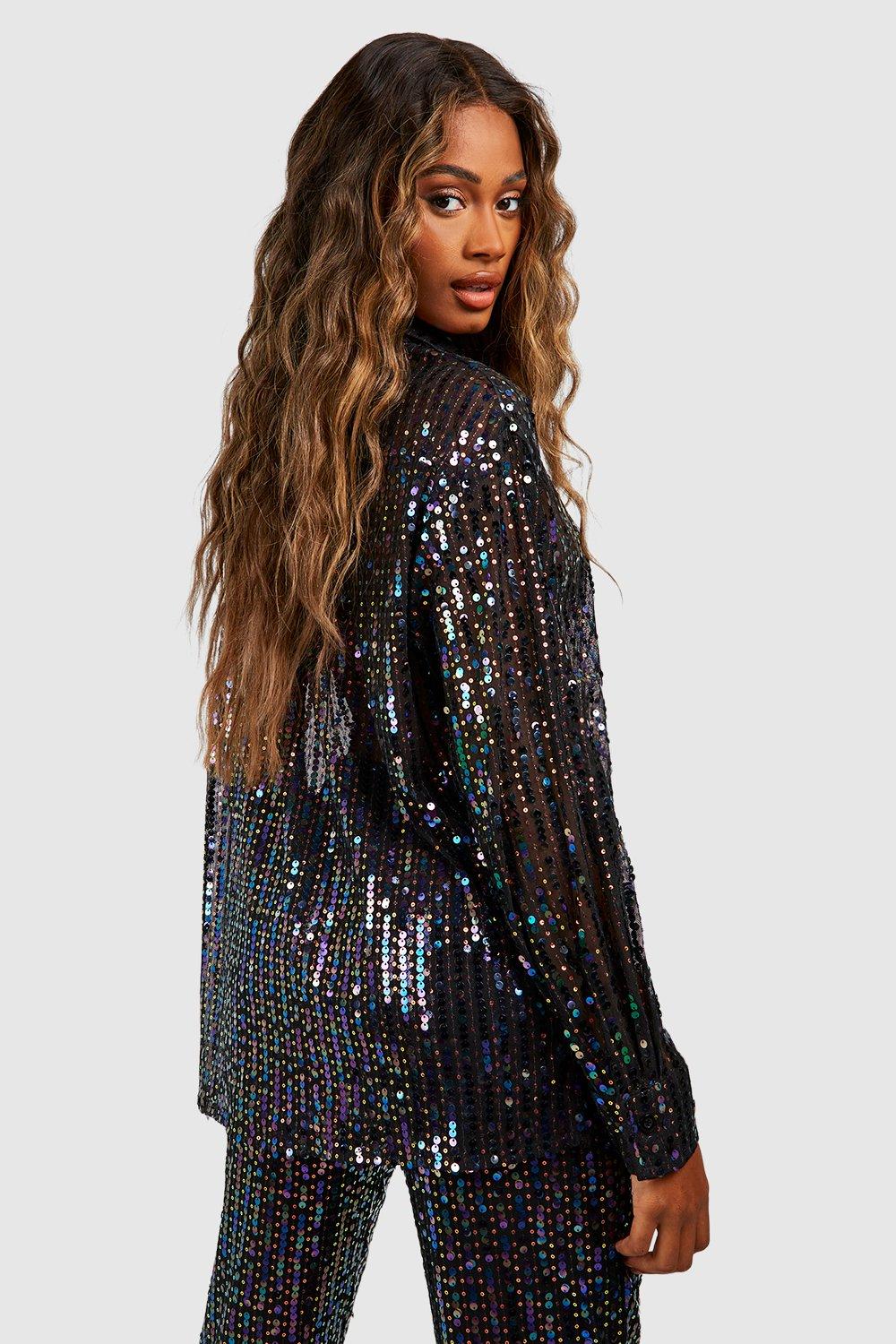 Chemise 2025 sequin femme