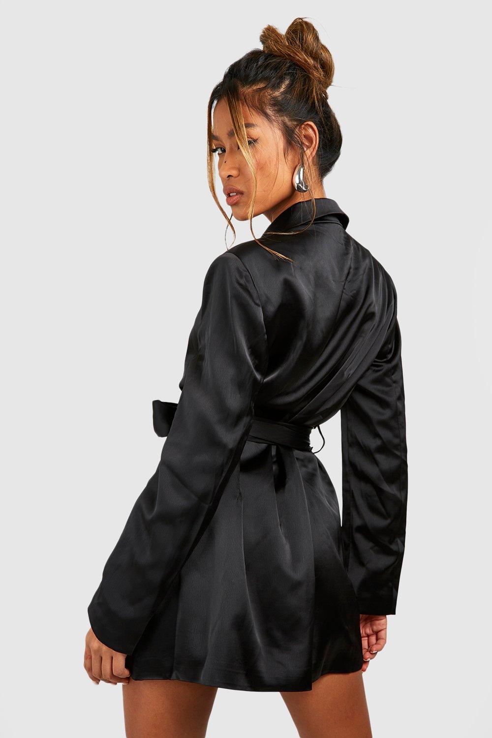 Satin Tie-waist Jacket Kimono Robe outlet Blaze XLarge