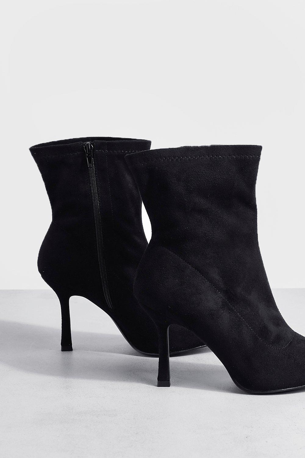 black sock boots new look