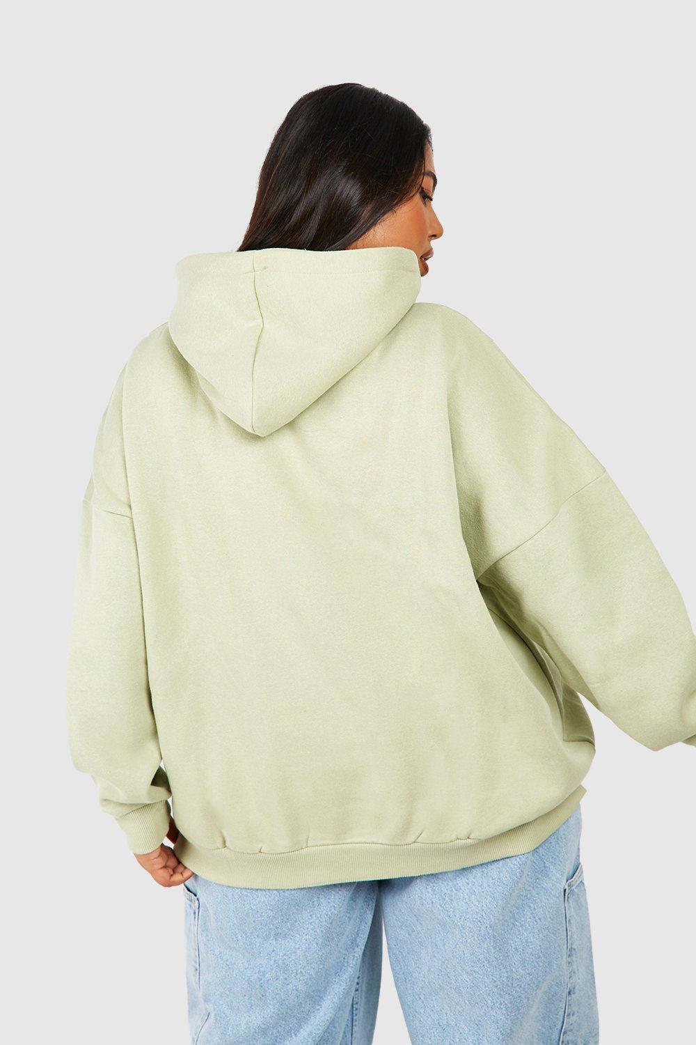 Plus Seam Detail Oversized Hoodie