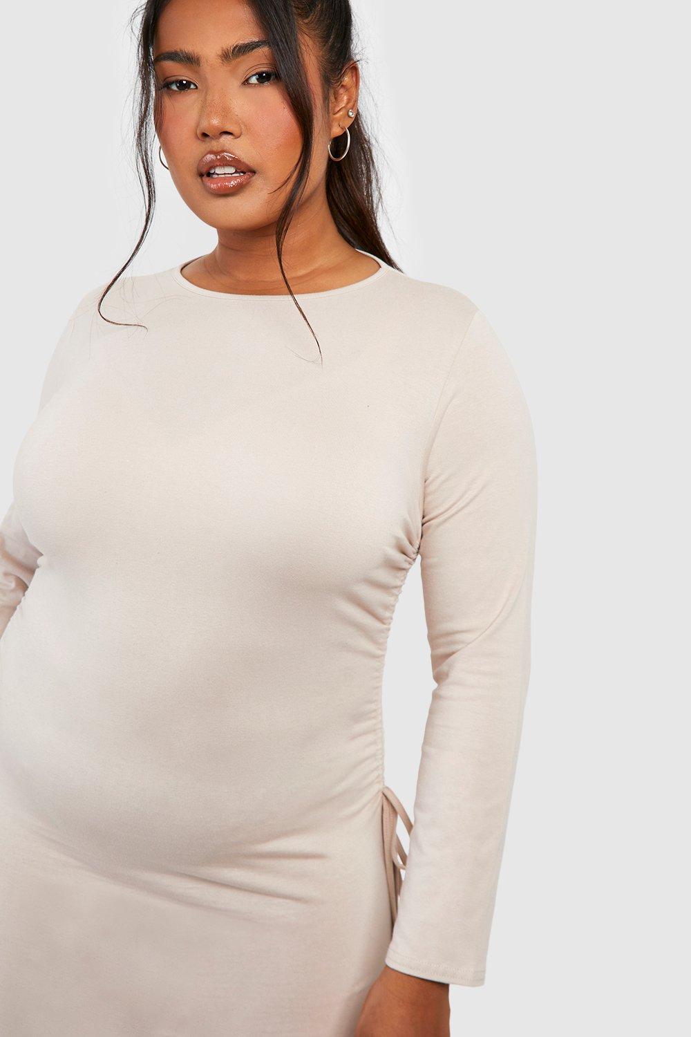 Boohoo t shirt dress on sale plus