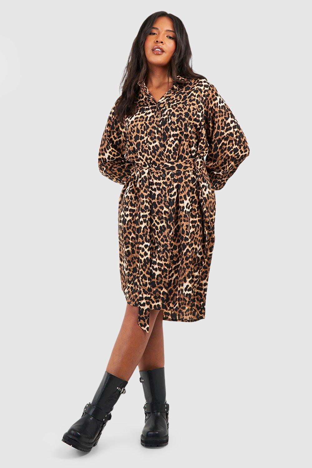 Leopard 2025 batwing dress