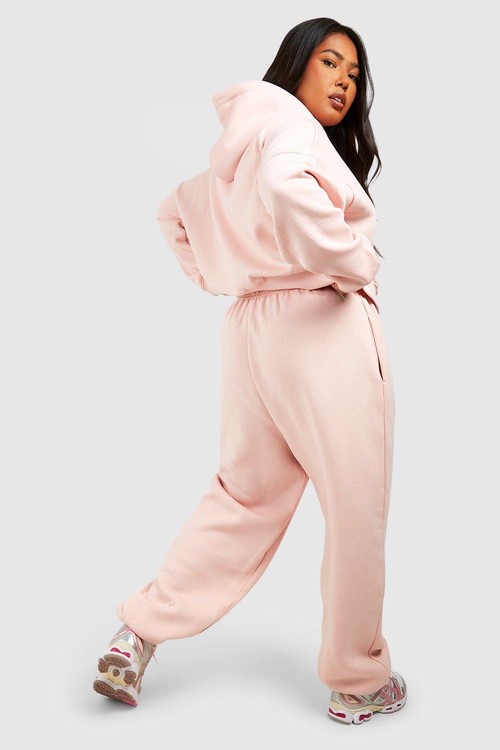 Pink cuffed online joggers