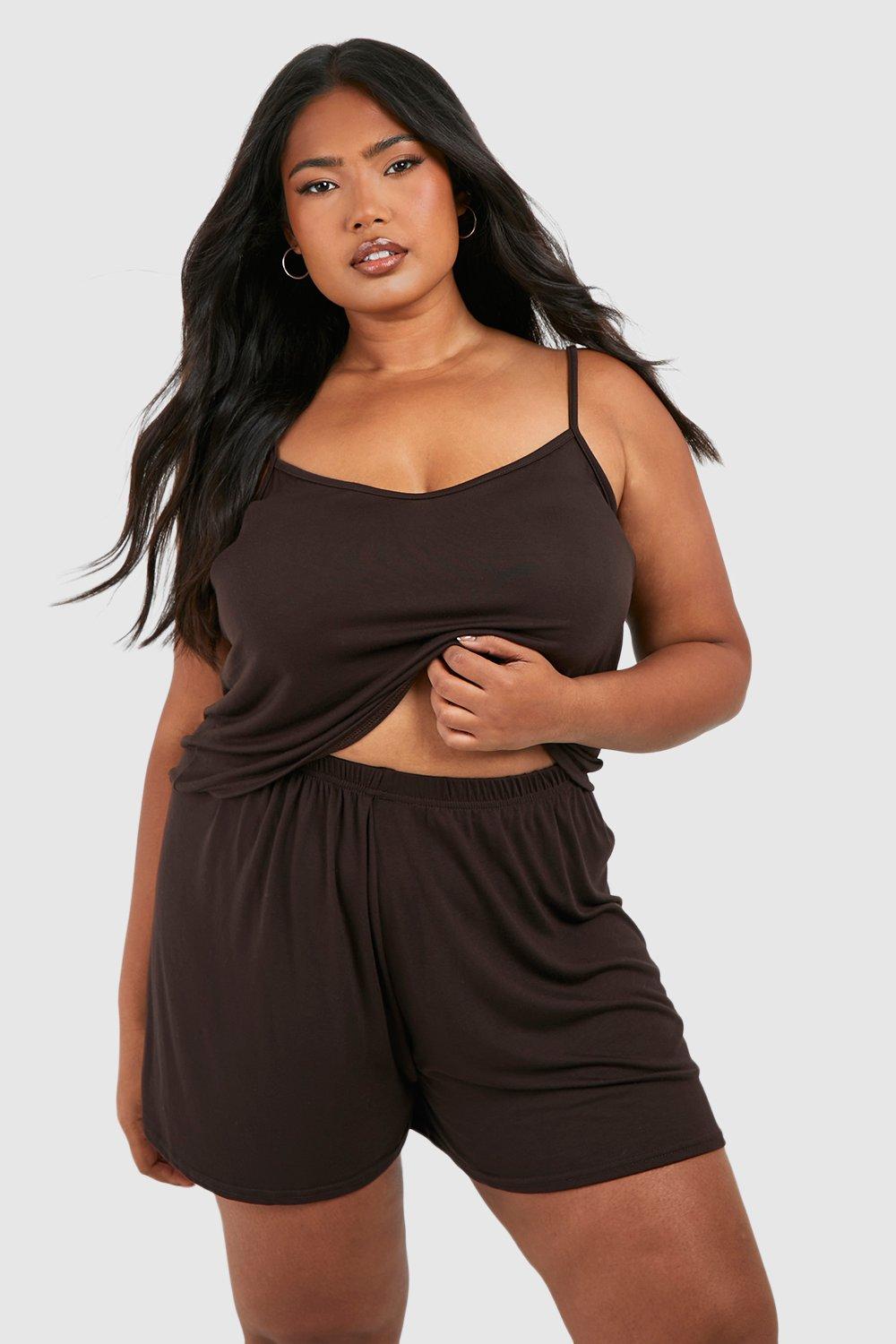 Plus size hot sale pj shorts