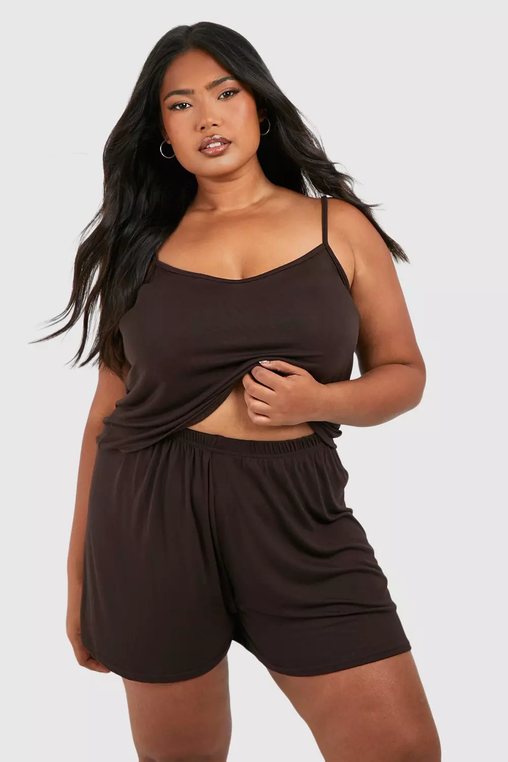 Plus size pj short sets hot sale
