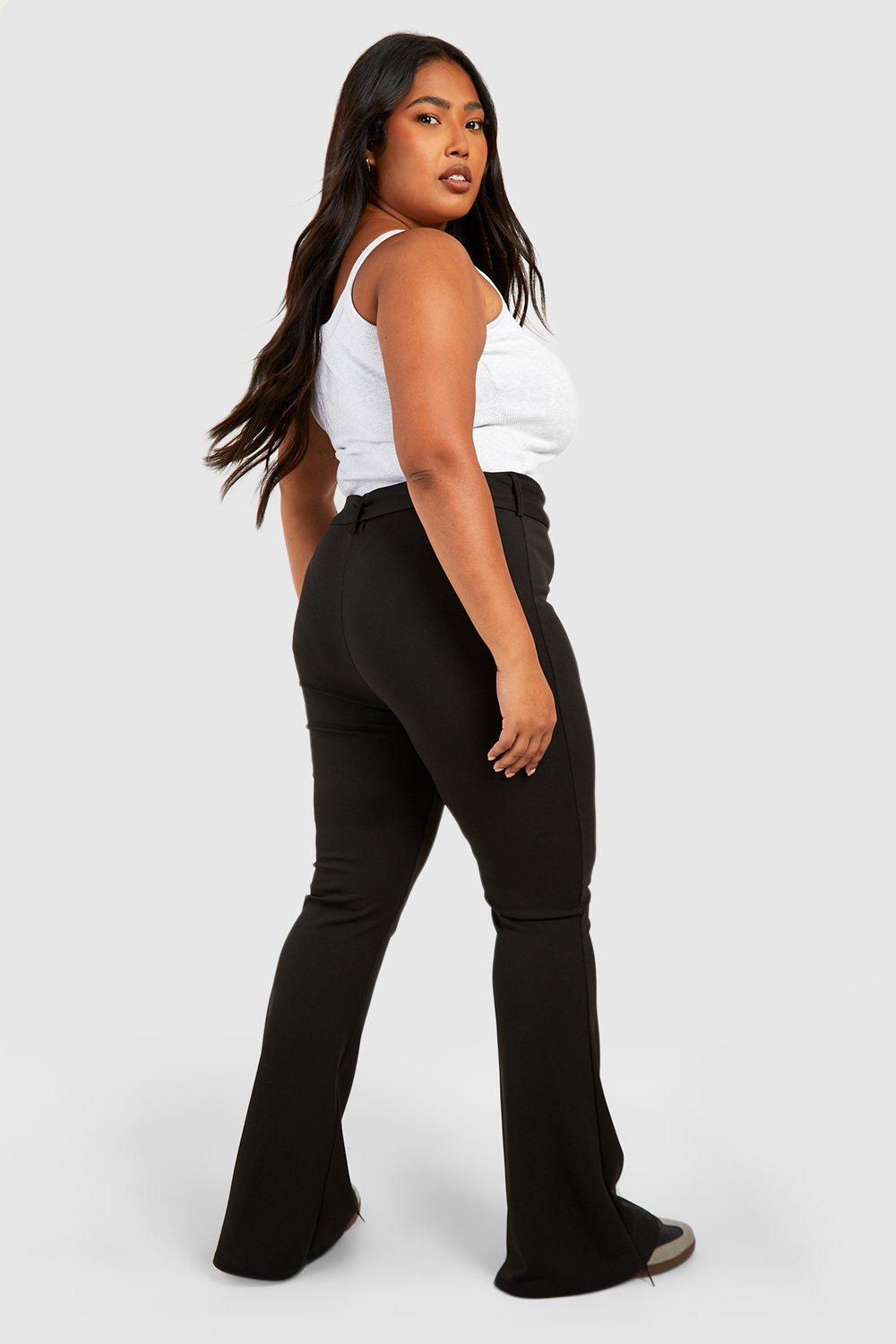 Plus size flare capris deals
