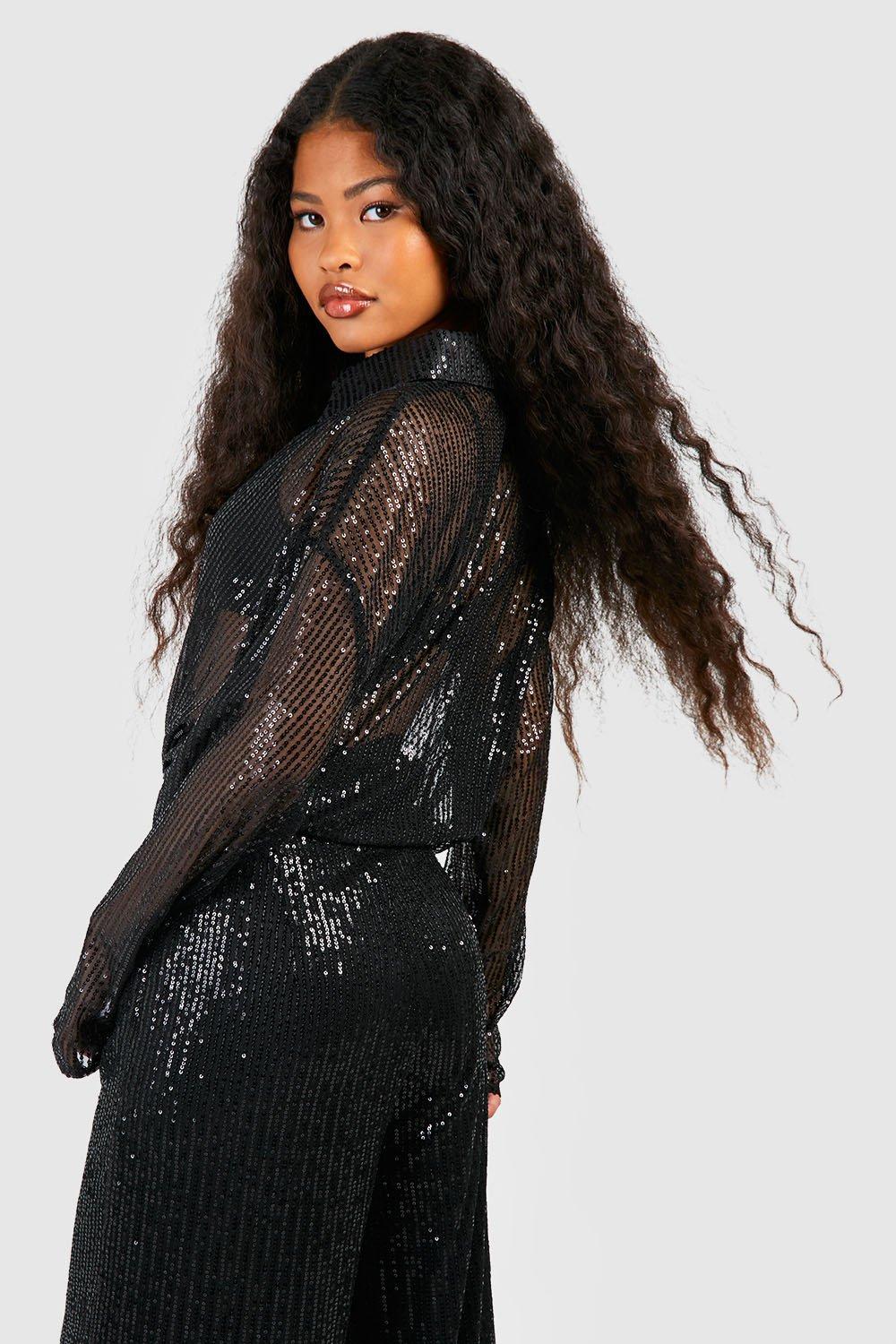 Missguided sequin outlet kimono