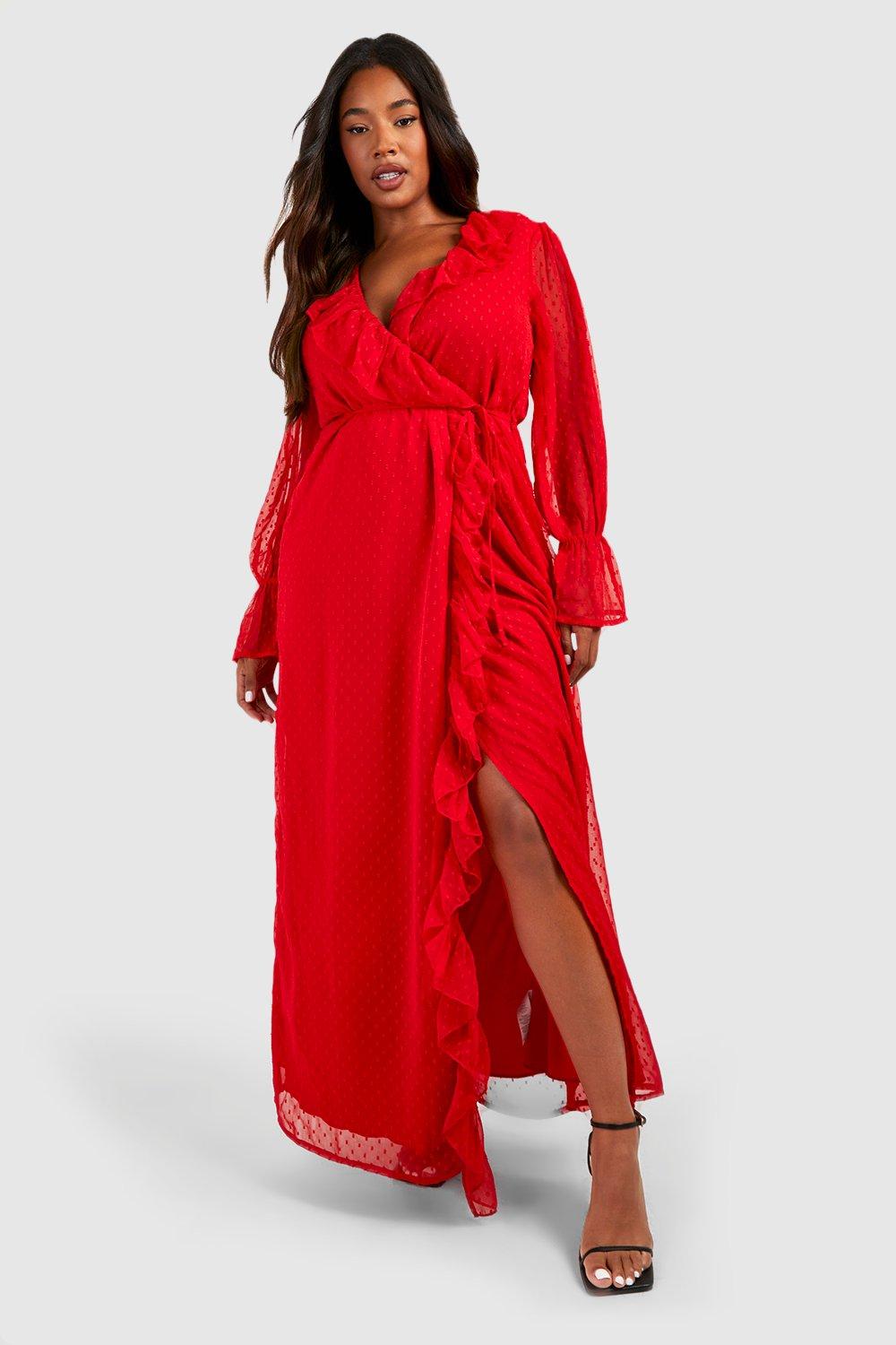 Boohoo robe best sale longue grande taille