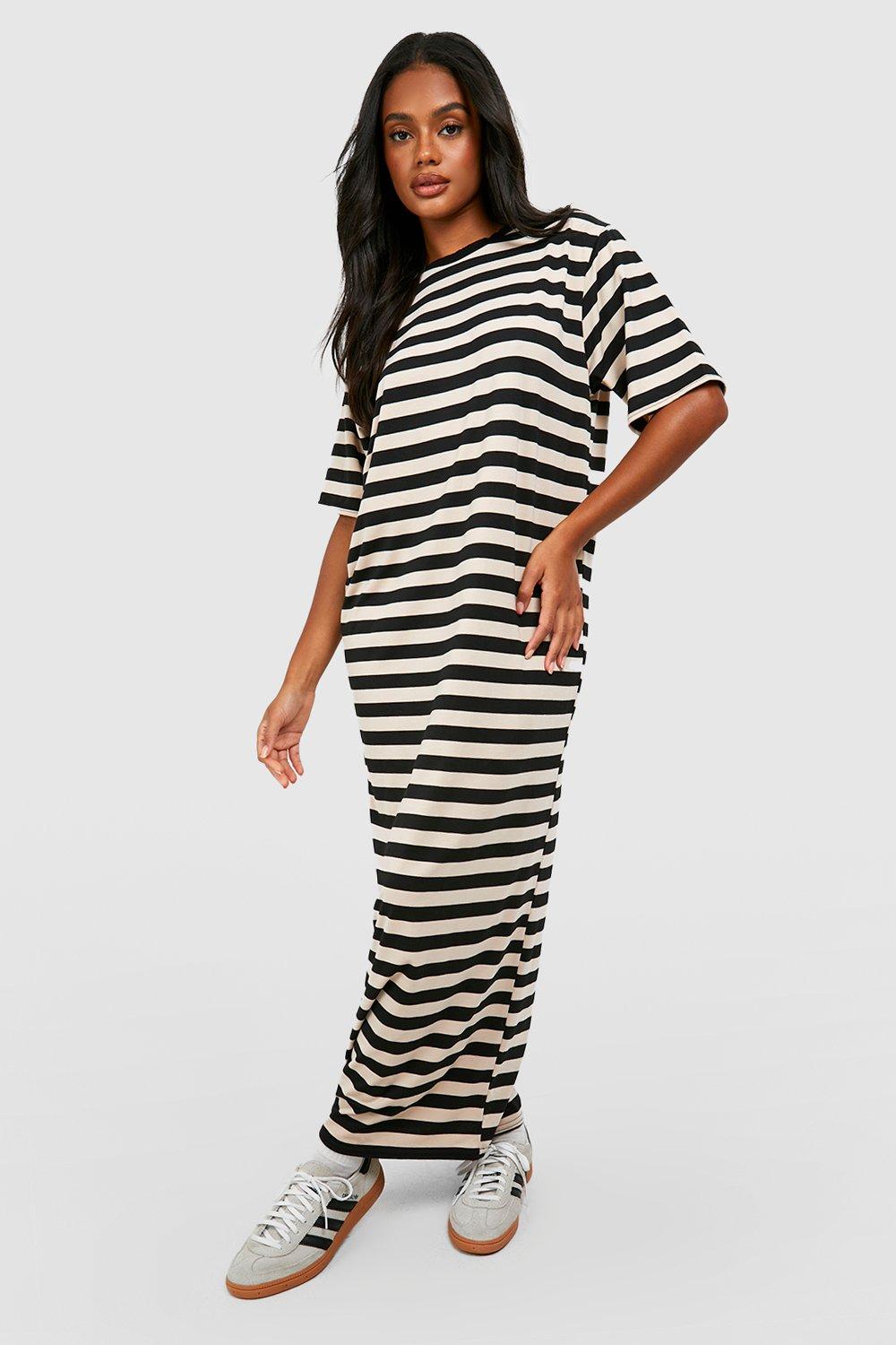 Black t 2024 shirt maxi dress