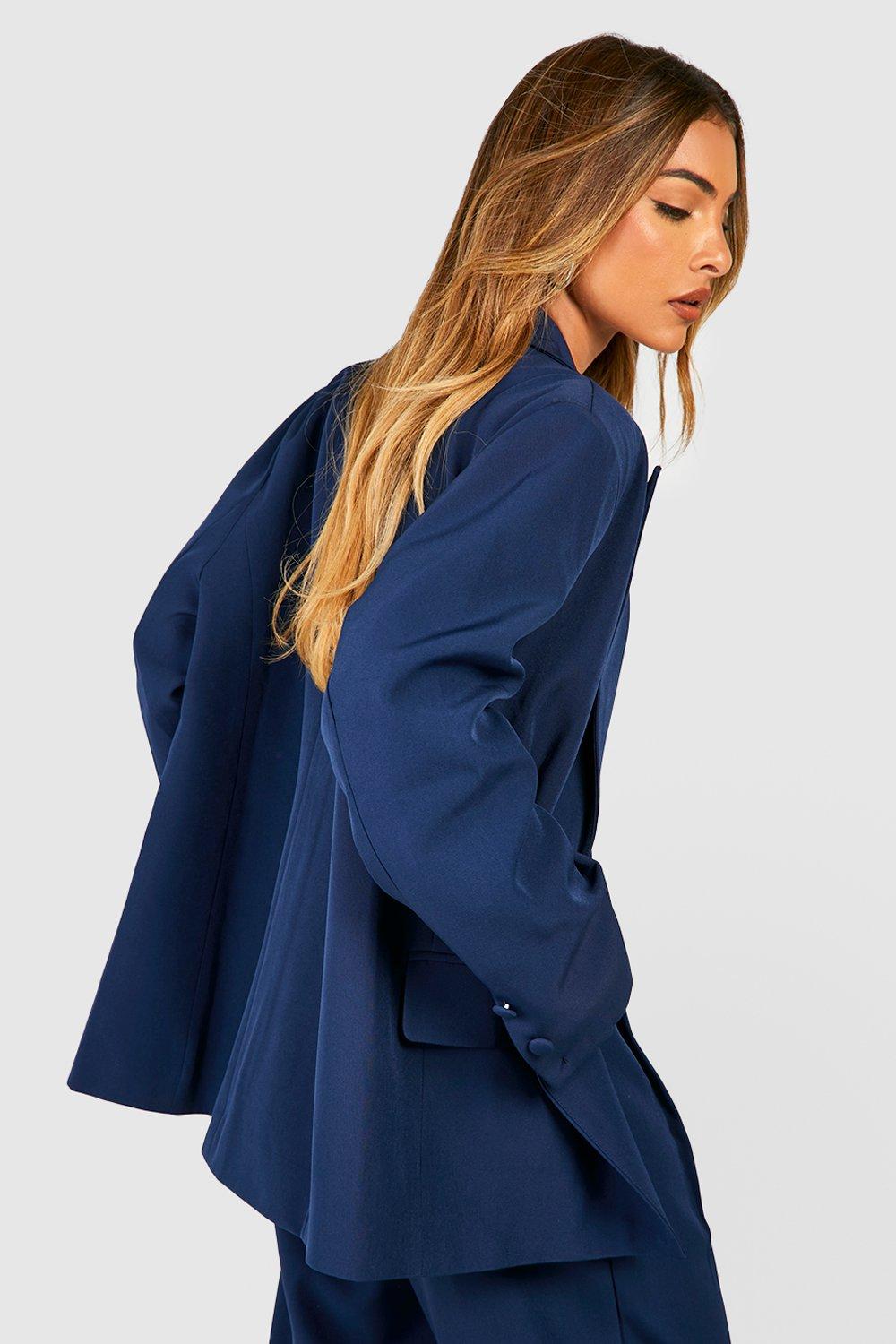 Navy tailored hotsell blazer womens