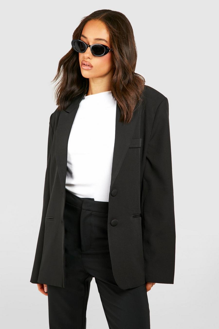 Single Breasted Relaxed Fit Tailored Blazer image number 1