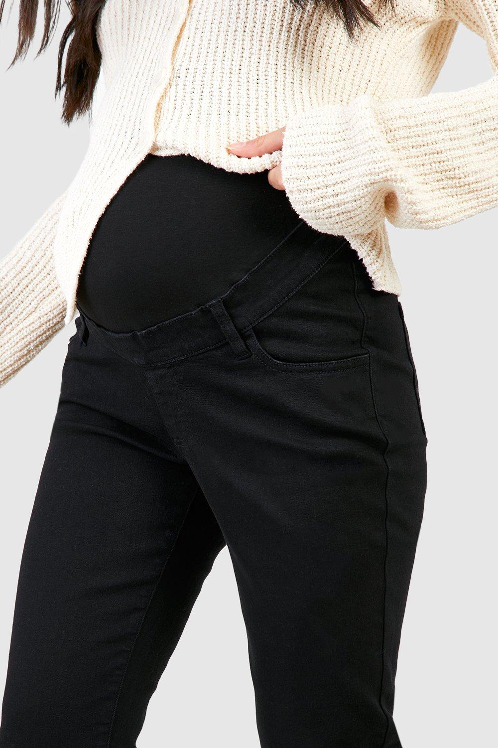 Maternity jeans shop boohoo