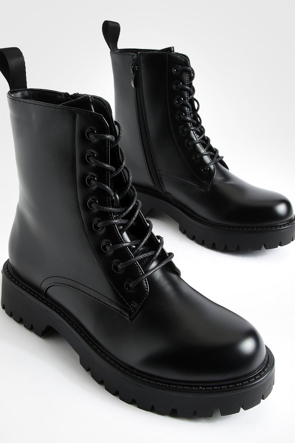 Boohoo biker outlet boots