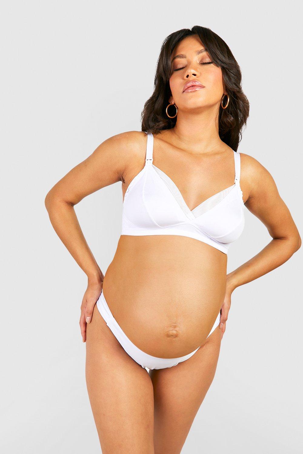 White Nursing Bra