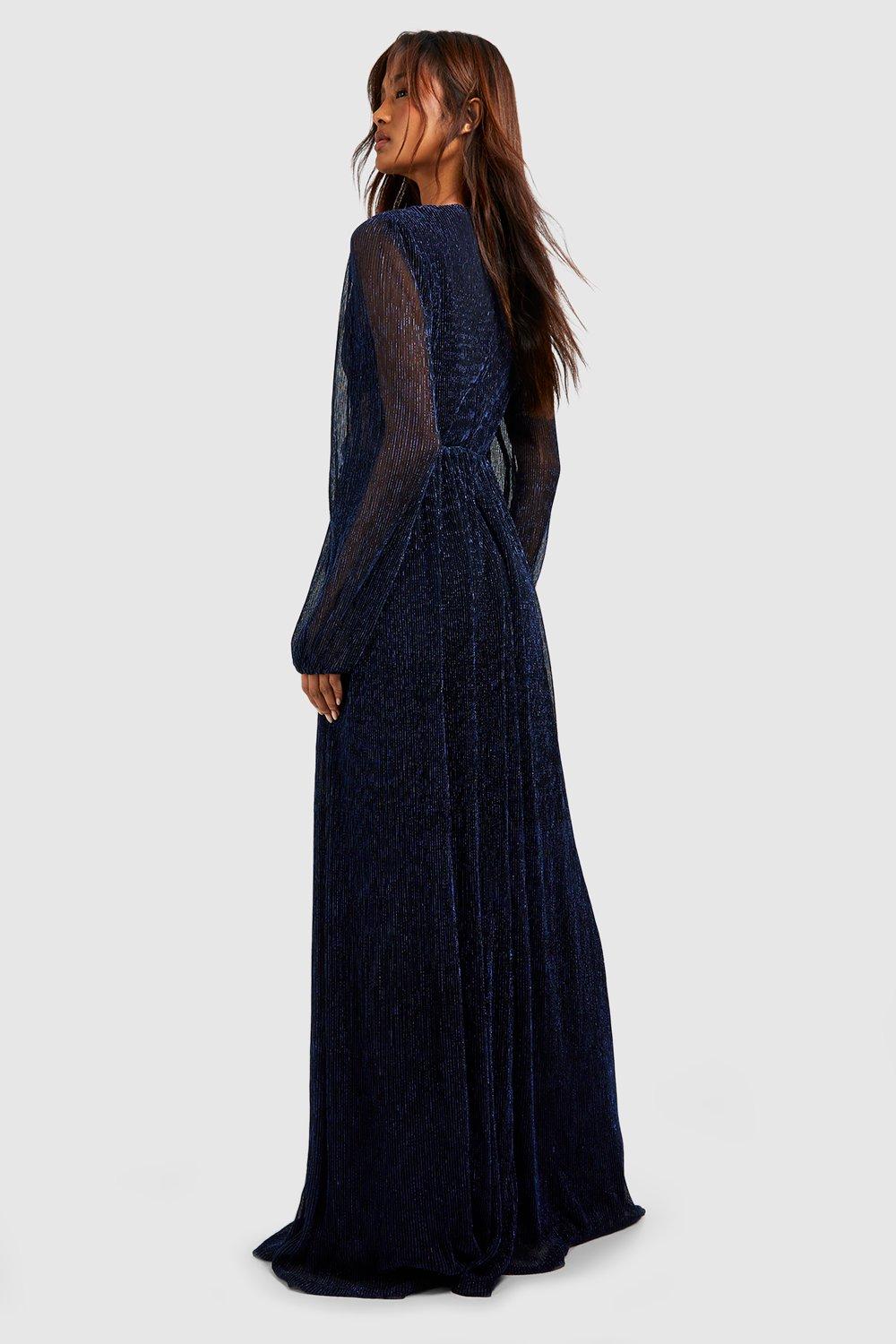 Tall navy maxi sales dress